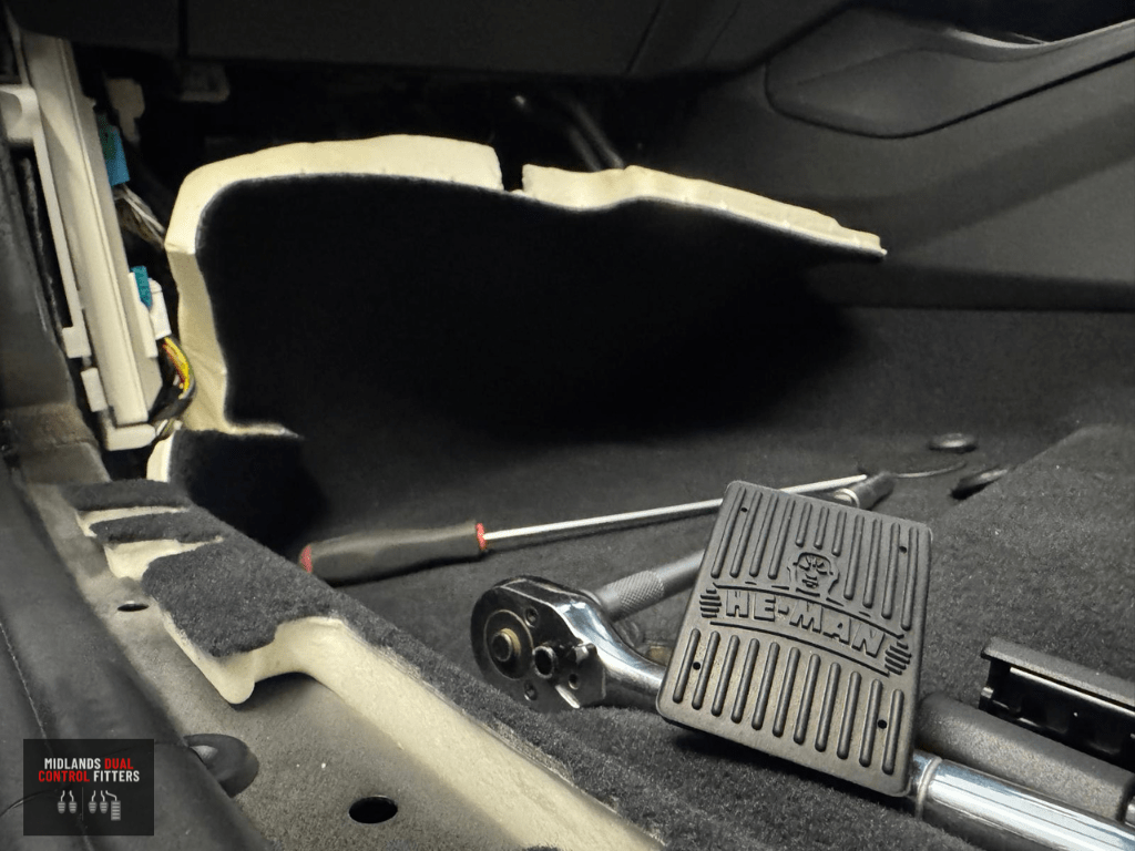 he man dual control pedal install by midlands dual control fitters
